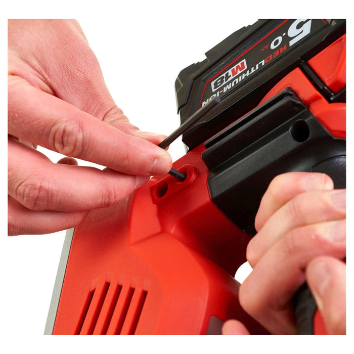 Máy bào Milwaukee M18 BP dùng Pin 18V, bề rộng đường bào 82mm