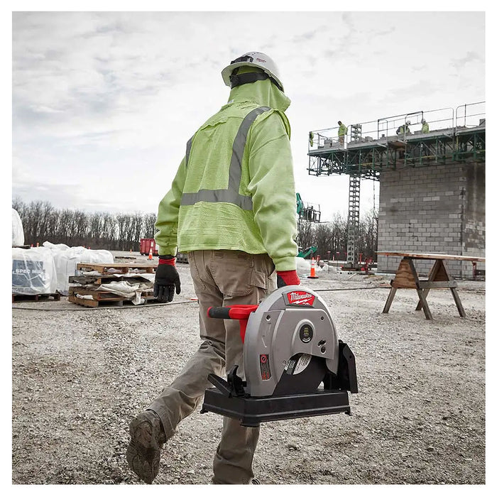 Máy cắt kim loại Milwaukee M18 CHS355 dùng Pin 18V, đường kính lưỡi 355mm