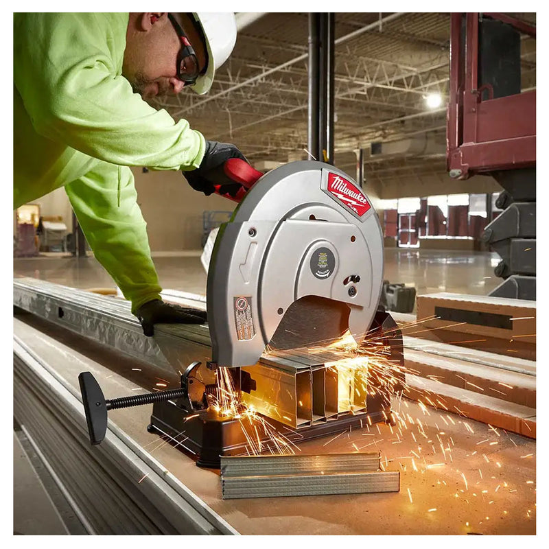 Máy cắt kim loại Milwaukee M18 CHS355 dùng Pin 18V, đường kính lưỡi 355mm