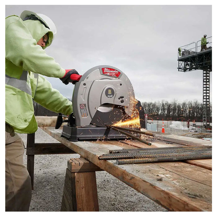 Máy cắt kim loại Milwaukee M18 CHS355 dùng Pin 18V, đường kính lưỡi 355mm