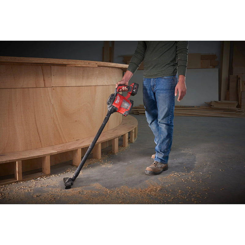Máy hút bụi cầm tay Milwaukee M18 CV dùng Pin 18V, dung tích 1.1 Lít, bộ lọc HEPA ( Hút khô )