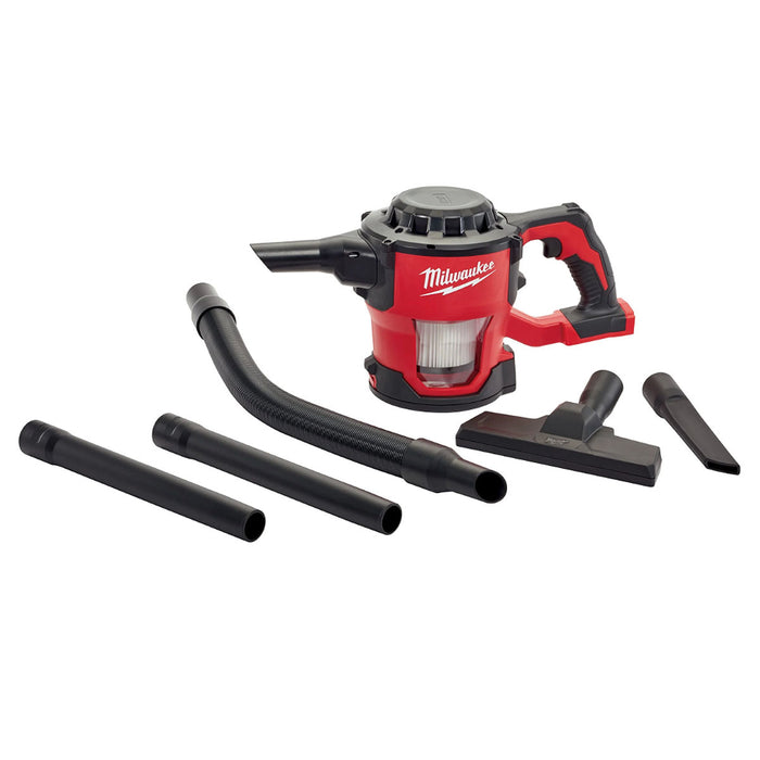 Máy hút bụi cầm tay Milwaukee M18 CV dùng Pin 18V, dung tích 1.1 Lít, bộ lọc HEPA ( Hút khô )