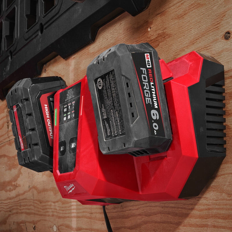 Đế sạc siêu nhanh 2 cổng Dual Bay Super Charger Milwaukke M18 DBSC dùng cho Pin 18V