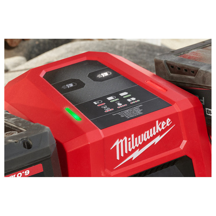 Đế sạc siêu nhanh 2 cổng Dual Bay Super Charger Milwaukke M18 DBSC dùng cho Pin 18V