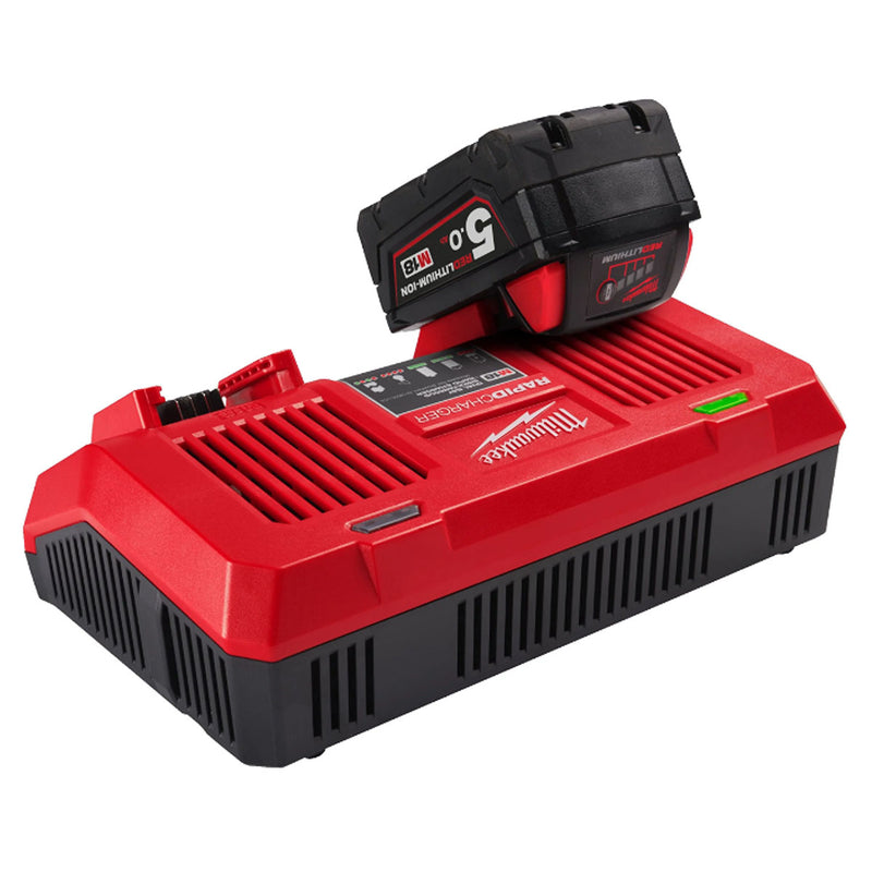 Đế sạc nhanh 2 cổng Rapid Charge Milwaukee M18 DFC dùng cho Pin 18V