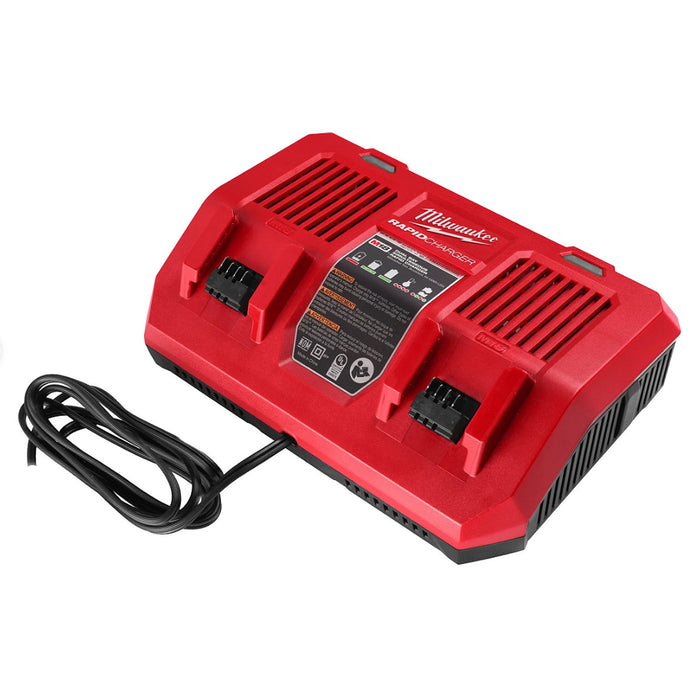 Đế sạc nhanh 2 cổng Rapid Charge Milwaukee M18 DFC dùng cho Pin 18V