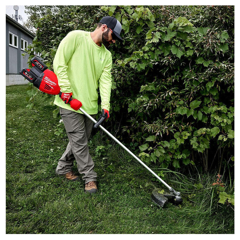 Máy cắt cỏ Milwaukee M18 F2GTR dùng Pin 18V x2 ( 36V ), độ rộng cắt 380mm - 430mm, tay cầm vòng