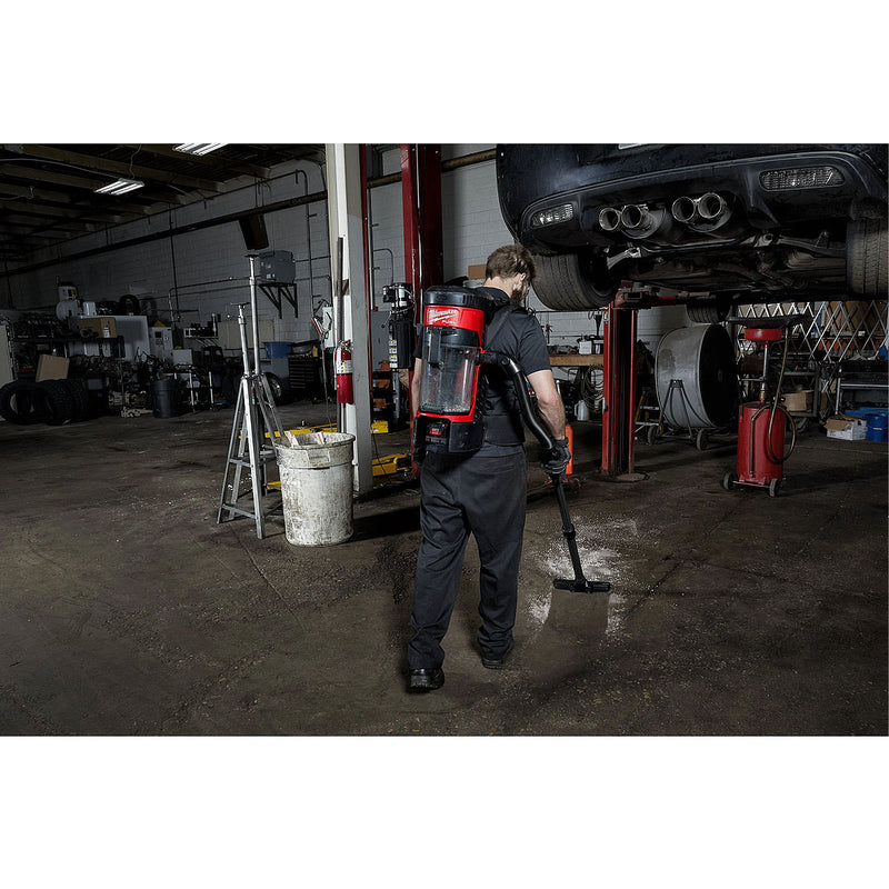 Máy hút bụi đeo vai Milwaukee M18 FBPV dùng Pin 18V, dung tích 3.9 lít, bộ lọc HEPA ( Hút khô )