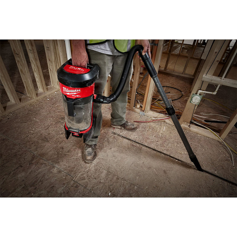 Máy hút bụi đeo vai Milwaukee M18 FBPV dùng Pin 18V, dung tích 3.9 lít, bộ lọc HEPA ( Hút khô )