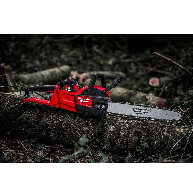 Máy cưa xích Milwaukee M18 FCHS dùng Pin 18V, chiều dài lam 406mm