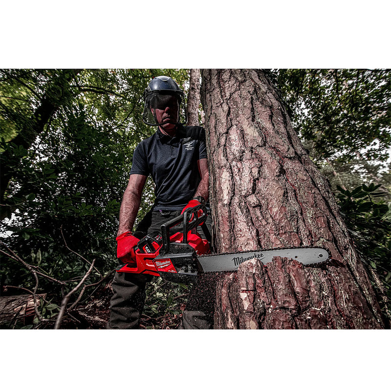 Máy cưa xích Milwaukee M18 FCHS dùng Pin 18V, chiều dài lam 406mm