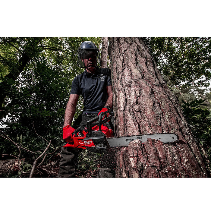 Máy cưa xích Milwaukee M18 FCHS dùng Pin 18V, chiều dài lam 406mm