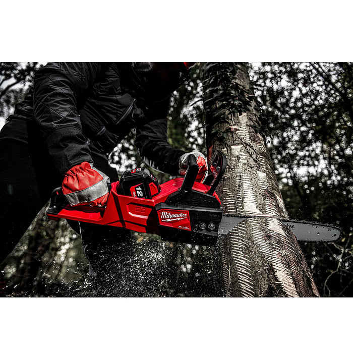 Máy cưa xích Milwaukee M18 FCHS dùng Pin 18V, chiều dài lam 406mm