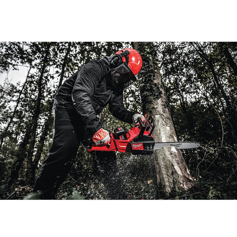Máy cưa xích Milwaukee M18 FCHS dùng Pin 18V, chiều dài lam 406mm