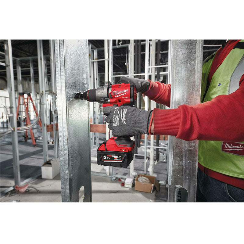 Máy khoan gỗ thép Milwaukee M18 FDD3 dùng Pin 18V, đầu kẹp 13mm