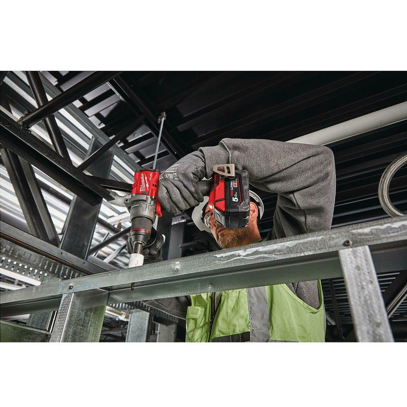 Máy khoan gỗ thép Milwaukee M18 FDD3 dùng Pin 18V, đầu kẹp 13mm