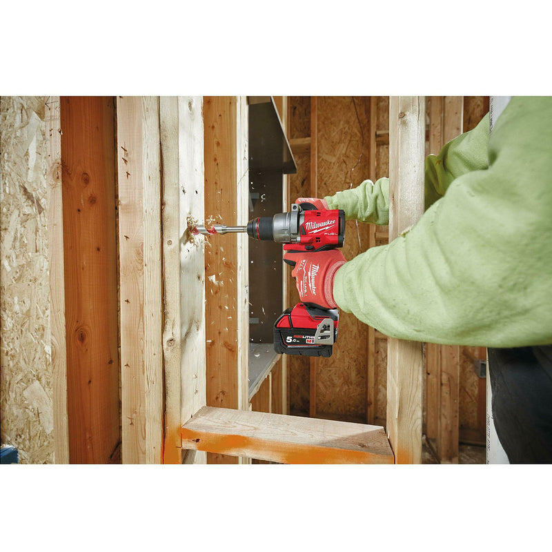 Máy khoan gỗ thép Milwaukee M18 FDD3 dùng Pin 18V, đầu kẹp 13mm