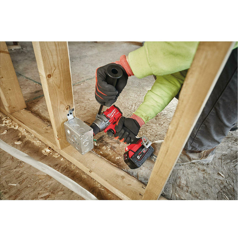 Máy khoan gỗ thép Milwaukee M18 FDD3 dùng Pin 18V, đầu kẹp 13mm