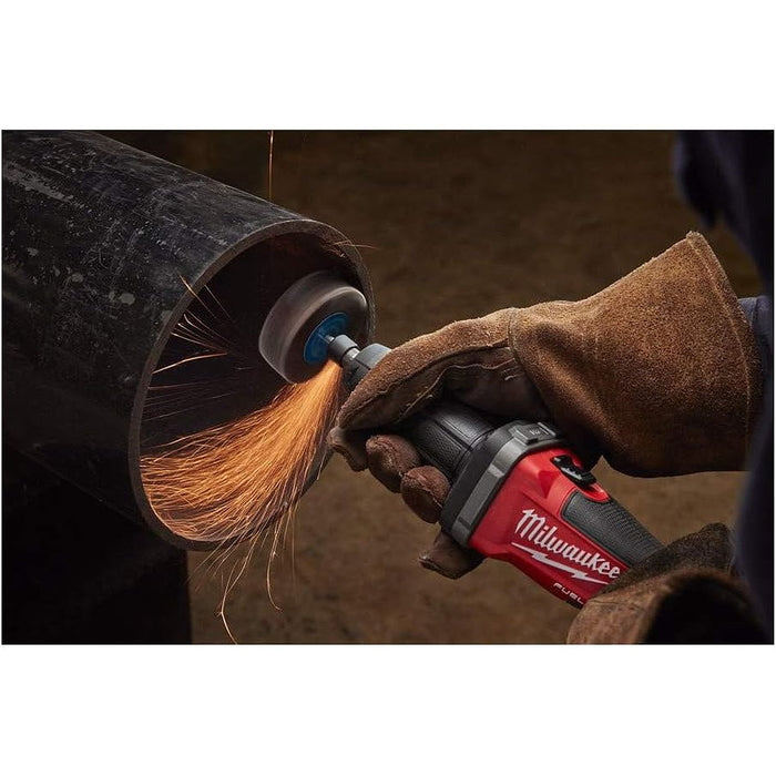 Máy mài khuôn Milwaukee M18 FDG dùng Pin 18V, chấu bóp 6mm - 8mm, công tắc trượt