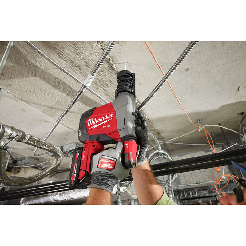 Máy khoan bê tông chuyên dùng khoan trần Milwaukee M18 FHAFOH16 dùng Pin 18V, khả năng khoan 16mm đuôi gài SDS-Plus, công nghệ ONE-KEY