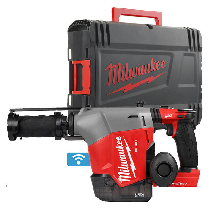 Máy khoan bê tông chuyên dùng khoan trần Milwaukee M18 FHAFOH16 dùng Pin 18V, khả năng khoan 16mm đuôi gài SDS-Plus, công nghệ ONE-KEY