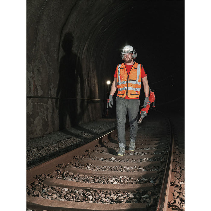 Máy siết bu lông hạng nặng Milwaukee M18 FHIWF1R dùng Pin 18V, cốt 1 inch chuyên dùng trong công nghiệp đường sắt