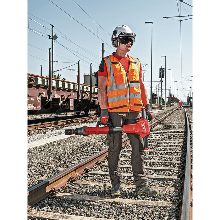 Máy siết bu lông hạng nặng Milwaukee M18 FHIWF1R dùng Pin 18V, cốt 1 inch chuyên dùng trong công nghiệp đường sắt