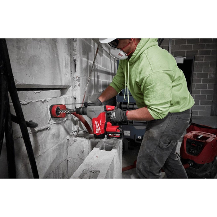 Máy khoan bê tông 3 chức năng Milwaukee M18 FHPX dùng Pin 18V, khả năng khoan 32mm đuôi gài SDS-Plus