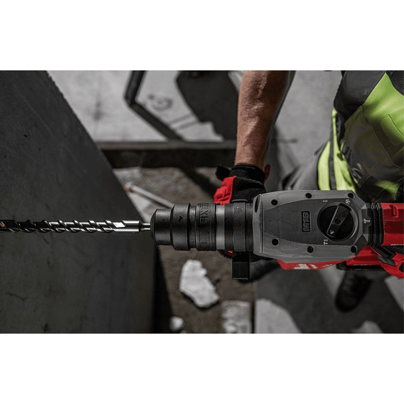 Máy khoan bê tông 3 chức năng Milwaukee M18 FHPX dùng Pin 18V, khả năng khoan 32mm đuôi gài SDS-Plus