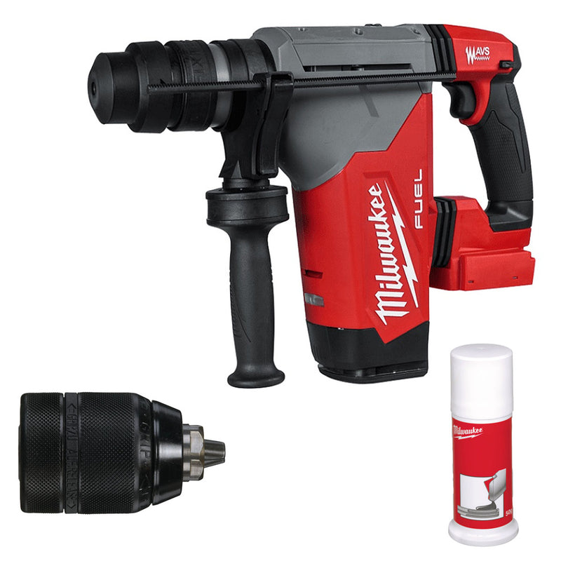 Máy khoan bê tông 3 chức năng Milwaukee M18 FHPX dùng Pin 18V, khả năng khoan 32mm đuôi gài SDS-Plus
