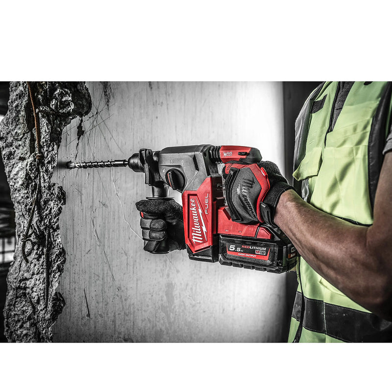 Máy khoan bê tông 3 chức năng Milwaukee M18 FHX dùng Pin 18V, khả năng khoan 26mm đuôi gài SDS-Plus