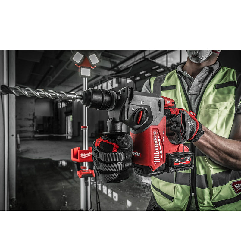 Máy khoan bê tông 3 chức năng Milwaukee M18 FHX dùng Pin 18V, khả năng khoan 26mm đuôi gài SDS-Plus