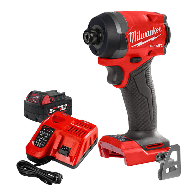 Bộ combo Máy vặn vít Milwaukee M18 FID3 kèm 1 pin 5.0Ah và 1 sạc nhanh M12-18FC