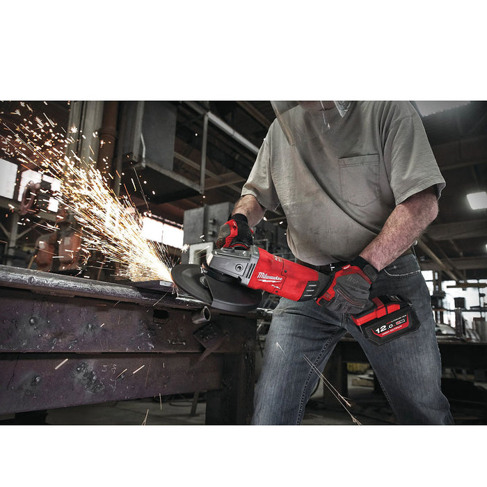 Máy mài góc Milwaukee M18 FLAG230XPDB dùng Pin 18V, đường kính lưỡi 230mm công tắc bóp