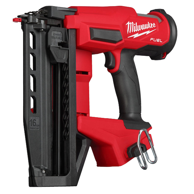 Máy bắn đinh chỉ trơn Milwaukee M18 FN16GS dùng Pin 18V, kích thước đinh 25 - 64mm, cở đinh 16Ga
