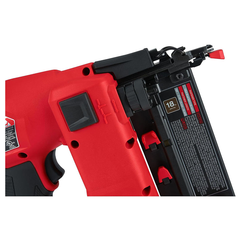 Máy bắn đinh chỉ trơn Milwaukee M18 FN18GS dùng Pin 18V, kích thước đinh 15 - 54mm, cở đinh 18Ga
