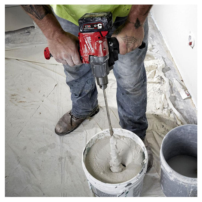 Máy trộn sơn Milwaukee M18 FPMC dùng Pin 18V, đầu kẹp 13mm