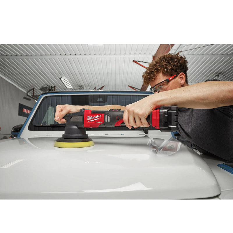 Máy đánh bóng lệch tâm Milwaukee M18 FROP15 dùng Pin 18V, đường kính đế 125mm