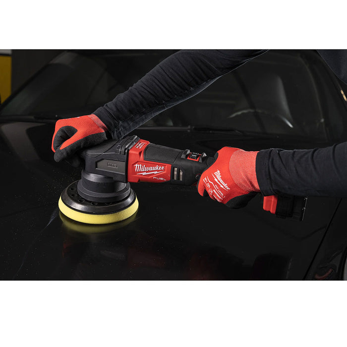 Máy đánh bóng lệch tâm Milwaukee M18 FROP21 dùng Pin 18V, đường kính đế 150mm