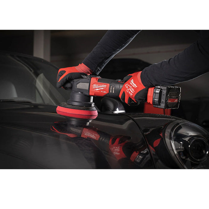 Máy đánh bóng lệch tâm Milwaukee M18 FROP21 dùng Pin 18V, đường kính đế 150mm