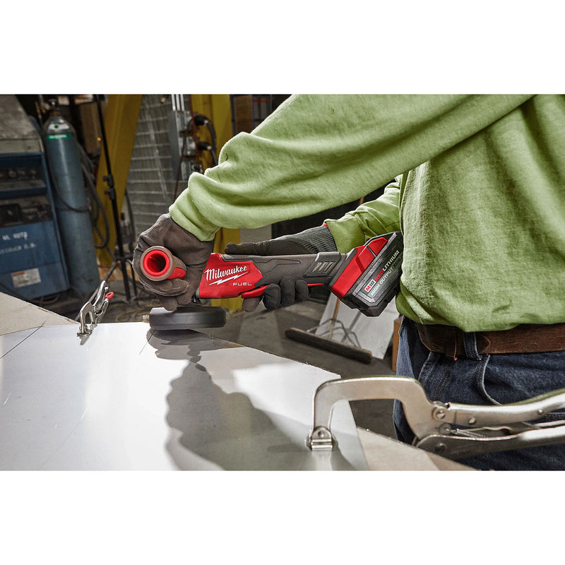 Máy mài góc Milwaukee M18 FSAG100XPDB dùng Pin 18V, đường kính lưỡi 100mm công tắc bóp