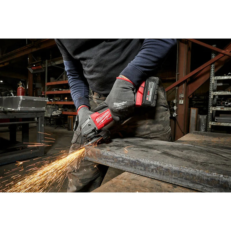 Máy mài góc Milwaukee M18 FSAGV100XPDB dùng Pin 18V, đường kính lưỡi 100mm, công tắc bóp