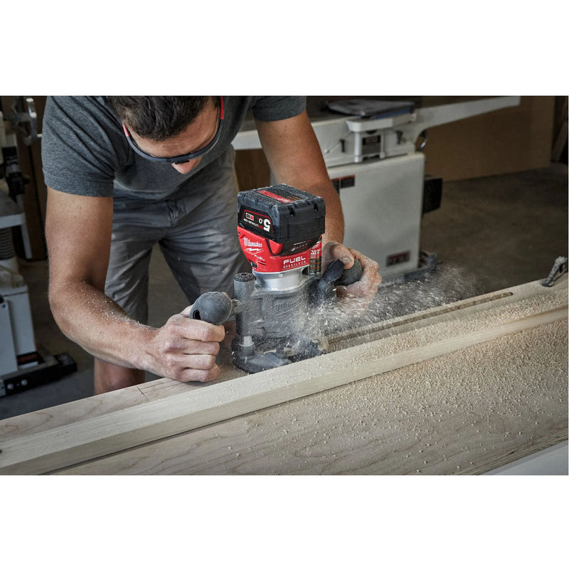 Máy phay Milwaukee M18 FTR dùng Pin 18V, chấu bóp 6mm và 6.35mm (1/4 inch)