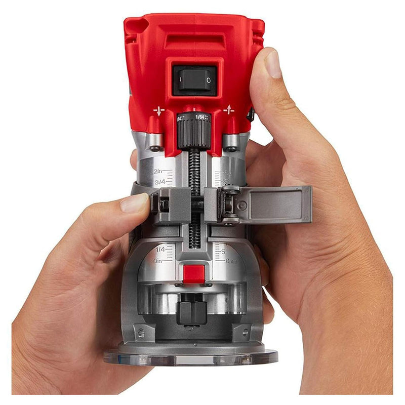 Máy phay Milwaukee M18 FTR dùng Pin 18V, chấu bóp 6mm và 6.35mm (1/4 inch)