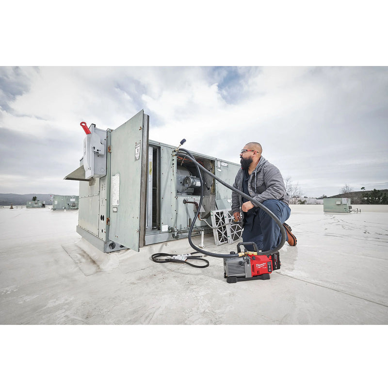 Máy hút chân không Milwaukee M18 FVP5 dùng Pin 18V, tốc độ hút 142 L/phút, 25 micron