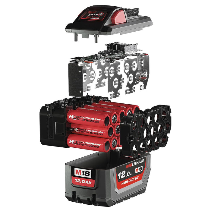 Pin 18V Redlithium, dòng High Output Milwaukee M18 HB12 dung lượng 12Ah