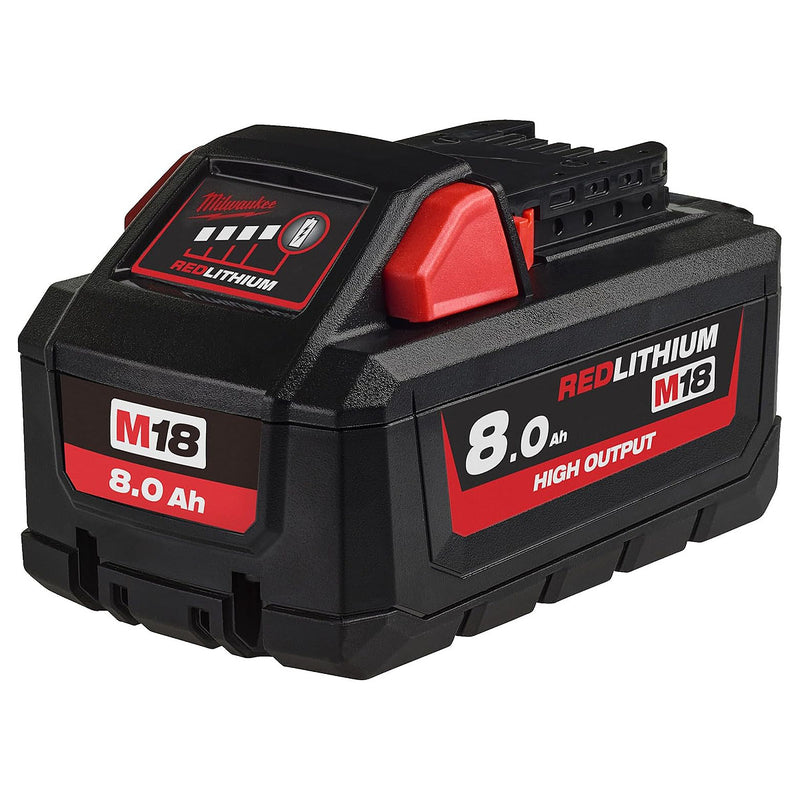 Pin 18V Redlithium, dòng High Output Milwaukee M18 HB8 dung lượng 8.0Ah