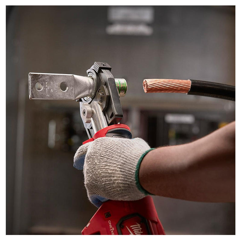 Mấy bấm cose thủy lực Milwaukee M18 HCCT dùng Pin 18V, lực bấm 6 tấn ( 53 kN ), công nghệ ONE-KEY