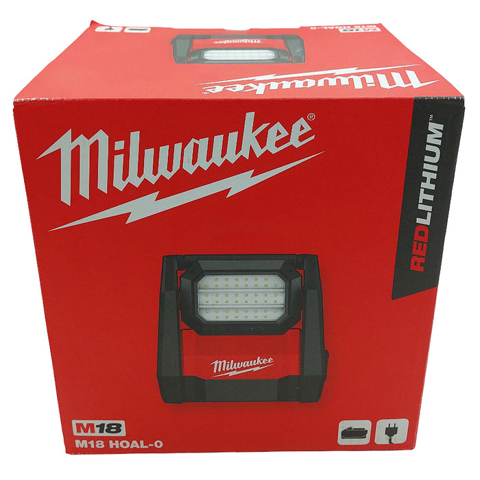 Đèn LED hiệu suất cao Milwaukee M18 HOAL dùng Pin 18V hoặc dùng điện 110 - 220V/AC, độ sáng 4,000lm