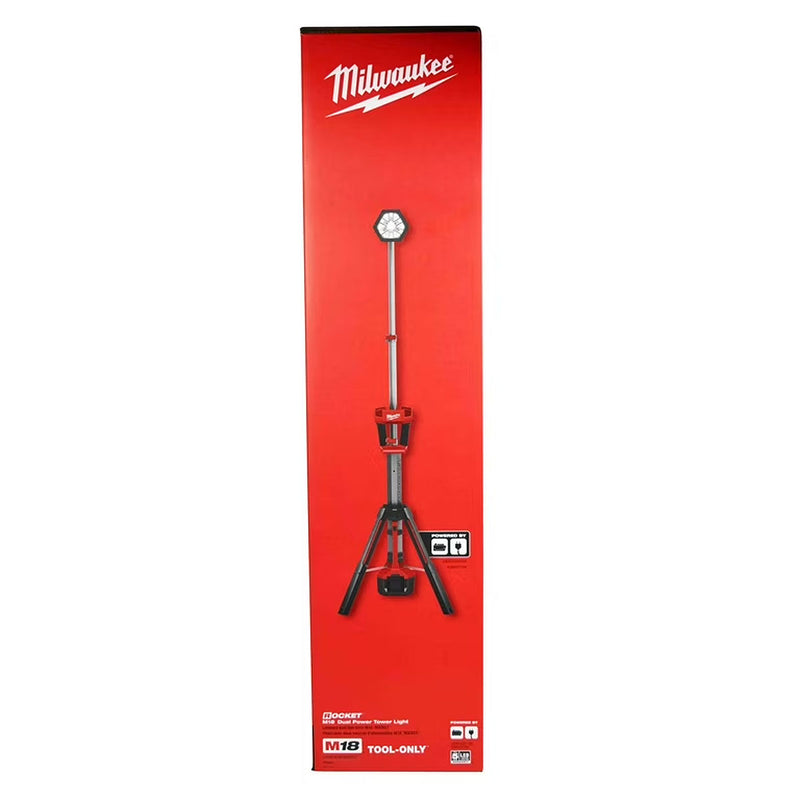 Đèn LED công trường hiệu suất cao Milwaukee M18 HOSALC dùng Pin 18V hoặc dùng điện 110 - 220V/AC, độ sáng 6,000lm